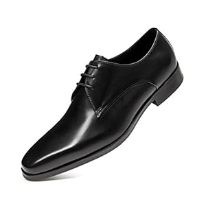 FRASOICUS Mens Oxford Shoes Genuine Leather Dress Shoes