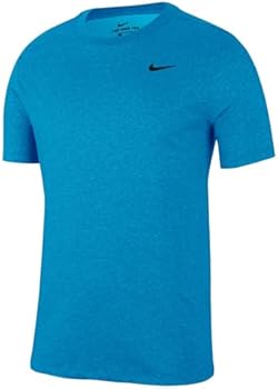 black and light blue nike shirt