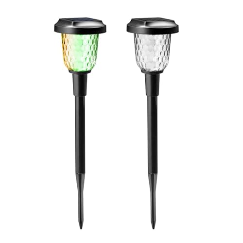 Iluminación solar exterior para evitar caídas en zonas de césped 6