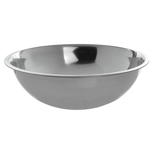 Tazón de Acero Inoxidable HUBERT 6 Cuartos 12.5 pulg miniatura 1
