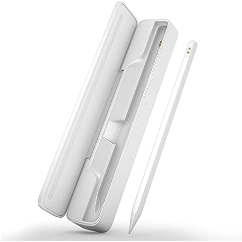 MEKO Stylus Pens for iPad 2018-2022, Rechargeable Touch Screen Pen for iPad with Palm Rejection, Tilt Sensitivity & Perfect Precision, Magnetic Attach Stylus Pencil with Fine Tip for iPad Pro Air Mini Cover