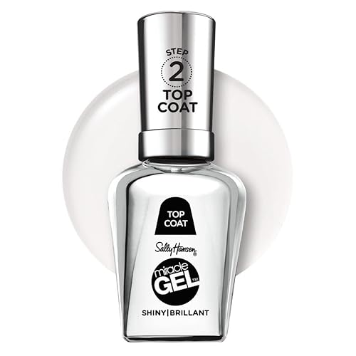 Sally Hansen Miracle Gel™, Shiny Top Coat, Long...
