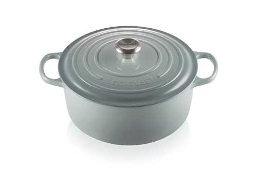 Image of Le Creuset Enameled Cast Iron Signature Round Dutch Oven, 7.25 qt., Sea Salt