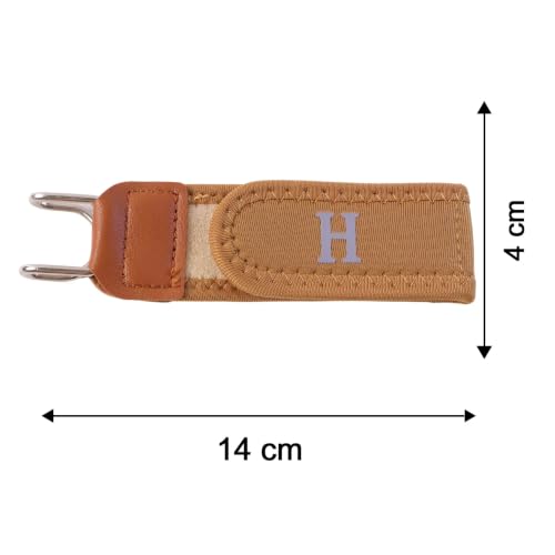 Oblivion Adjustable Buckleless Elastic Waist Belt Hooks for Jeans Trousers Pants Stretchable Waist Tightener with Metal Hooks Comfortable No Buckle Clothing Accessory for Men Women 2 Piece Set - Image 6