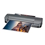 SINCHI A3 Thermal Laminator & Foil Applicator, 4-Roller, 2x75–2x250 Mic, 55s Warm-Up, Max. 1000mm/min, Auto Shutoff, Commercial Grade Machine + 10 Pouches for Office, School, Crafts & DIY