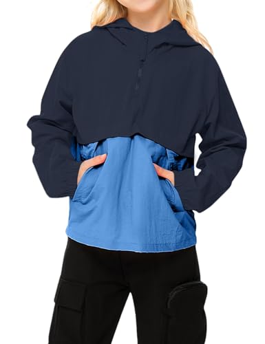 Kids Packable Waterproof Hooded Rain Jacket - Lightweight and Windproof - Sizes 3-12 Years2