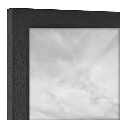 Studio Gallery 18x24 Black Woodgrain Poster Frame for Photos & Art Prints