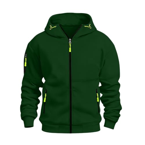 Tactical Hoodies for Men Cargo Hoodie Sweatshirt with Hood Fall Sweatshirts - image 5