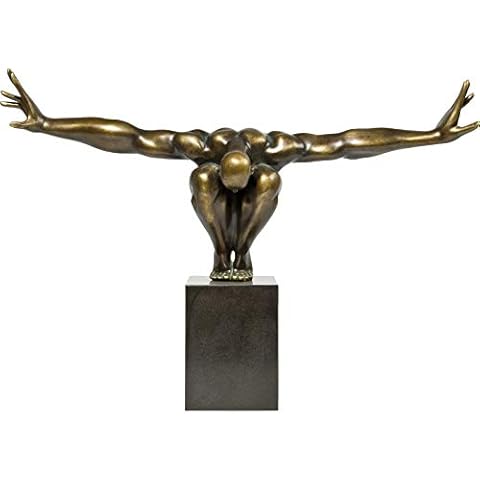 Kare Design Bronze Athlete Sculpture with Marble Base Cover