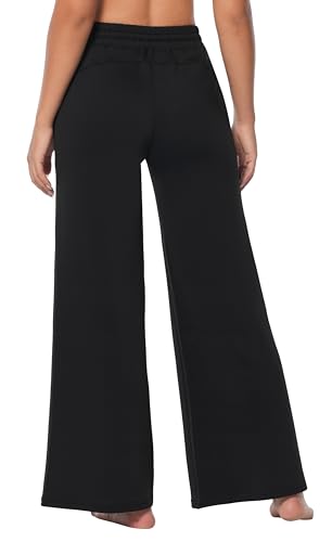Sunzel Yoga Pants for Women Straight Wide Leg High Waisted Lounge Pants3