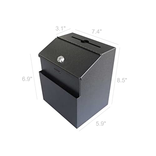 Fixturedisplays® Metal Donation Suggestion Key Drop Box Express Checkout Comments Sales Lead Box 11118-Nf #TOP4