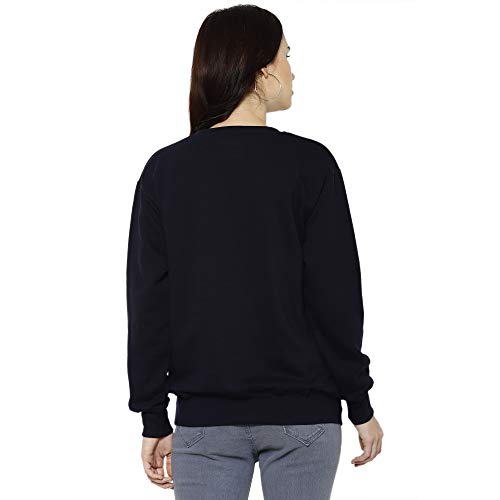 Image of Mack Jonney Fleece Round Neck Sweatshirt for Women (Pack of 2)-SW RN NVY Sky 002-P