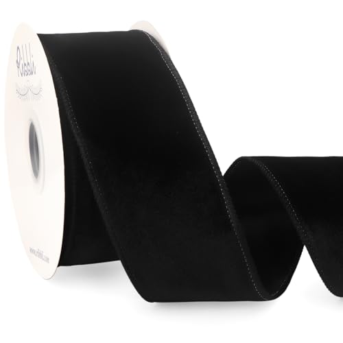 Ribbli Black Velvet Wired...