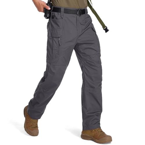 Men's Cargo Pants Ripstop Water Resistant Tactical Pants Lightweight Stretch Hiking Work Pants Outdoor Gear