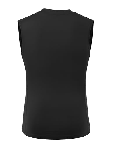 Boys Compression Shirt,Youth Sleeveless Athletic Tank Tops,Football Undershirt Wicking Sport Kids2
