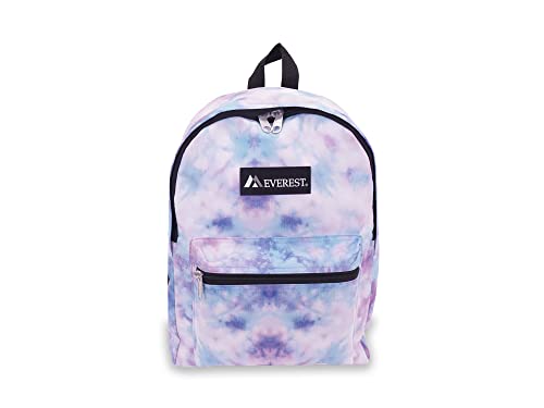 Everest Unisex-Adult's Basic Pattern Backpack, Purple, One Size2