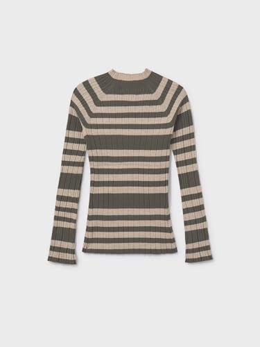 Mayoral Knit Mockneck for Girls Hunt Green2