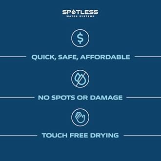 Spotless Water Systems - DIW-10B, W/Integrated Bypass | Simple Window, Solar Panel, RV & Car Wash System, Works for All Vehicles, Motorcycles, Bikes, Boats, Planes, Yachts, Towel Drying Eliminated