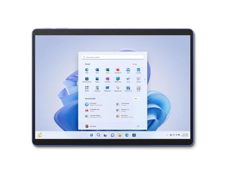 Image of Microsoft Surface Pro 9 (2022), 13 inch 2-in-1 Tablet & Laptop, Thin & Lightweight, Intel 12th Gen i5 Fast Processor for Multi-Tasking, 8GB RAM, 256GB Storage with Windows 11, Sapphire Microsoft Copilot