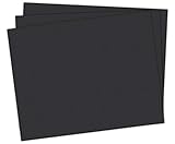 School Smart 1485744 Railroad Board, 6-ply Thickness, 22' x 28', Black (Pack of 25)