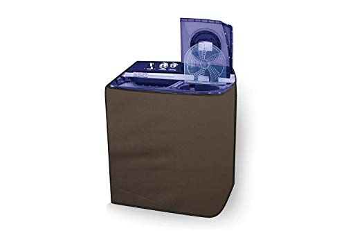 Image of The Furnishing Tree Washing Machine Cover Beige Compatible for LG 6 KG Semi-Automatic Top Loading P6001RG