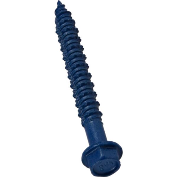 0.25 x 2.25 in. Power Pro Blue Hex Washer-Head Concrete Screw Anchors - Blue