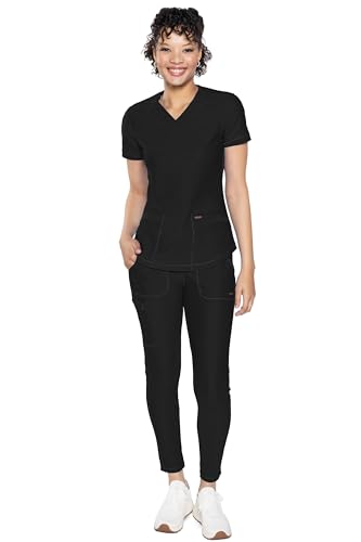 Haut à 7 poches avec ourlet incurvé Cherokee CK840 pour femme active