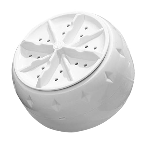 Gatuida 洗濯機 ミニポータブルウォッシャー 食器洗い機 手洗い機 洗浄機 ミニ タービンウォッシャー ミニ自動洗浄 タービンワッシャー ポータブル洗浄機 プラスチック 白い