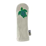 Turtle Hand Embroidered Hybrid Golf Club Headcover by Sunfish