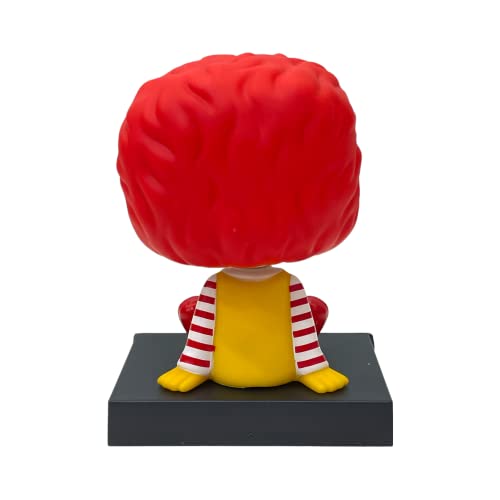 Image of AUGEN Super Hero Mc-Donald Action Figure Limited Edition Bobblehead with Mobile Holder for Car Dashboard, Office Desk & Study Table (Pack of 1)