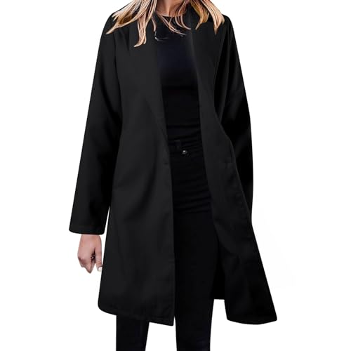 Veste femme casual et mode au genou idéale pour les sorties quotidiennes