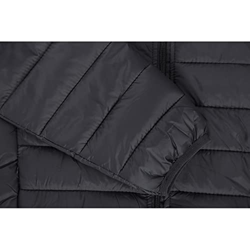 Men's Packable Down-Like Hooded Puffer Jacket4