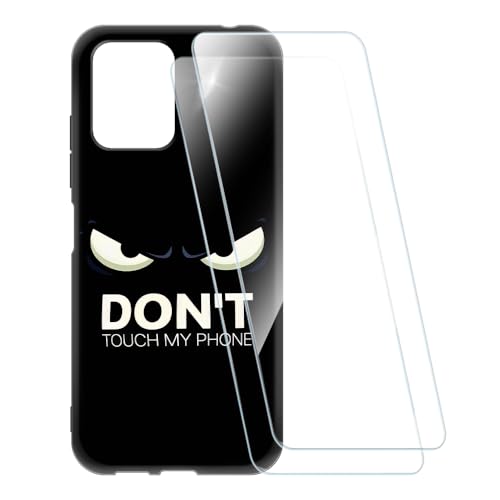 ESACMOT �v�����g�P�[�X + 2�������K���X�t�B���� Doogee N50 Pro �Ƃ̌݊�������, �Ռ��z���\�t�g�J�o�[ HD�N���A (�G��Ȃ��ł�������)