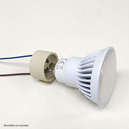 LED ATOMANT GU10 Pack of 20 Portal Lamps Extra Long Cable 20 cm Ceramic Material, White, Pack 20x - Image 4