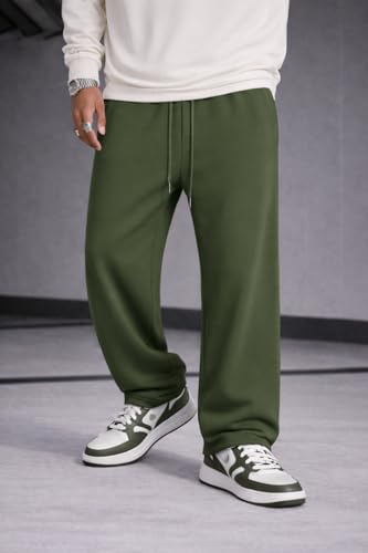 Image of Rockwell Men's Baggy Sweatpants | Cotton Terry Relaxed Fit Joggers for Men | Oversized Streetwear Track Pants | Casual Gym & Everyday Wear| 027