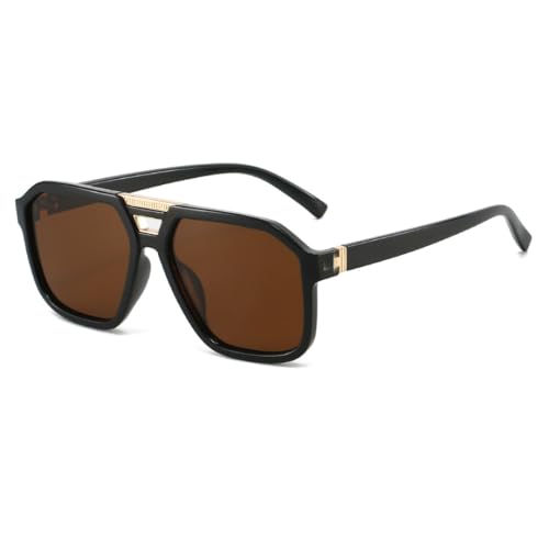 Lunettes de soleil double faisceau d'inspiration créateur rétro