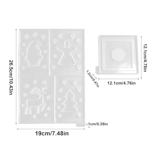 Moule en résine pour lanterne pour vos décorations de table - 3