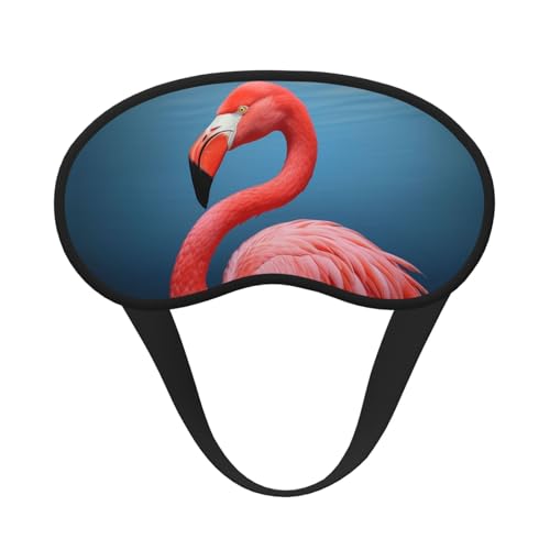 Sleep Mask for Side Sleeper Silk Sleeping Eye Masks with Elastic Strap Super Soft Eye Sleep Shade Cover Animal Flamingo Blackout Night Blindfold for Women Men Travel