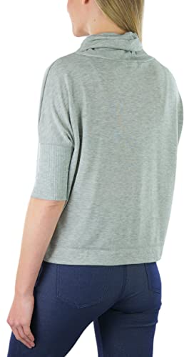 Image of ToBeInStyle Women's Classic Knit Fold Over Turtleneck Pullover