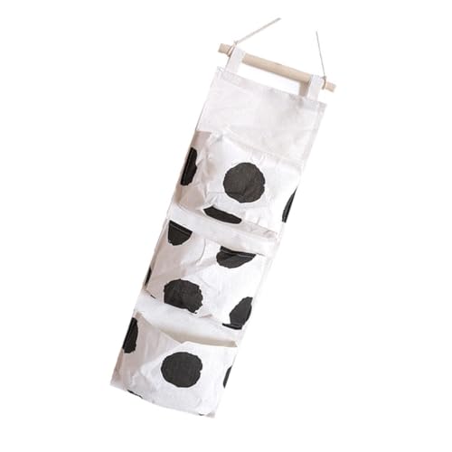 PRETYZOOM Ganizer Bag Fabric Storage Wall Bag for Crib Rug Storage Bag Crib Hanging Storage Bag Student Items Holder Door Hanging Pouch