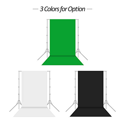 Andoer tela de fundo de fundo de tela de fundo sem tecido para estúdio de fotografia de 1,6 x 6 m x