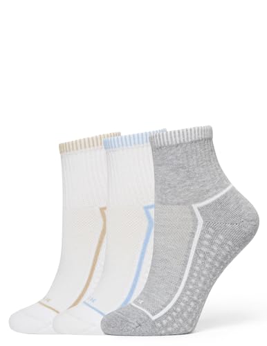 HUE Women's Air Sport 3 Pair Pack Mini Crew Socks