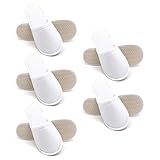 paires de chaussons jetables pour hôtel : Ce lot contient 5 paires de chaussons jetables de haute qualité, idéaux pour les hôtels, les spas, les saunas et les chambres d'hôtes.