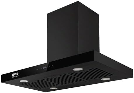 Coifa e Depurador de Ilha Eos 90cm Maxxi Air Digital Touch Inox P...
