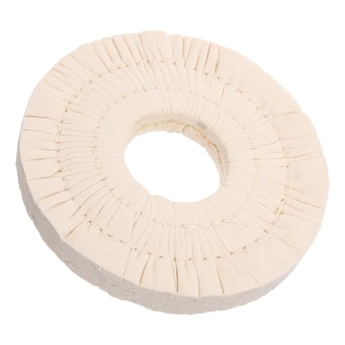 PRETYZOOM Polishing Cloth Wheel Shape Buffing Wheels for Drill Edge Banding Machine Accessories Buffers Grinding Edge Buffer Polishing Buffing Sanding Non-Woven Fabric