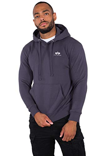 Preisvergleich Produktbild Alpha Industries Alpha Basic Small Logo Hoodie Dunkles Violett XXL