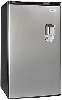 Igloo IRF32HSSS Single Door Water Dispensing Compact Refrigerator with Freezer, Slide out Glass