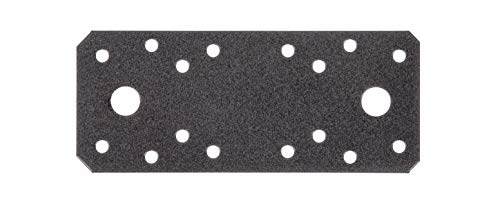 Alberts 301651 Pletina de ensamblaje, Acero, 133 x 55 x 2,5 mm