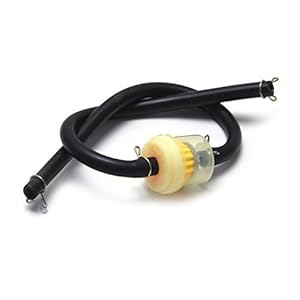 Noir 5mm Diamètre Tuyau Carburant avec Filtre à Carburant pour Motos Motos