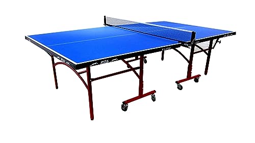 STAG Global Elite 16 Table Tennis Table | Laminated 25mm Top | 30x20 Frame | Foldable Indoor TT Table | TTFI Approved | Free 2 Rackets, 6 Balls, Net Set & Table Cover